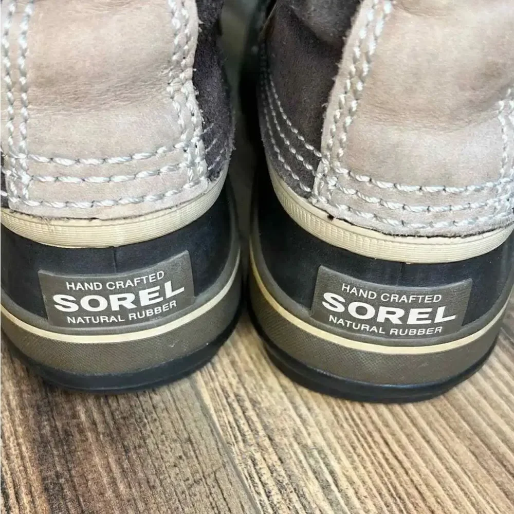 ☃️❄️Sorel Joan of Arctic Boots lined Winter Snow Faux Fur Lined Waterproof Brown